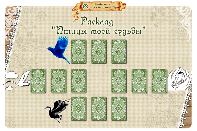 4 птицы моей судьбы расклад на таро